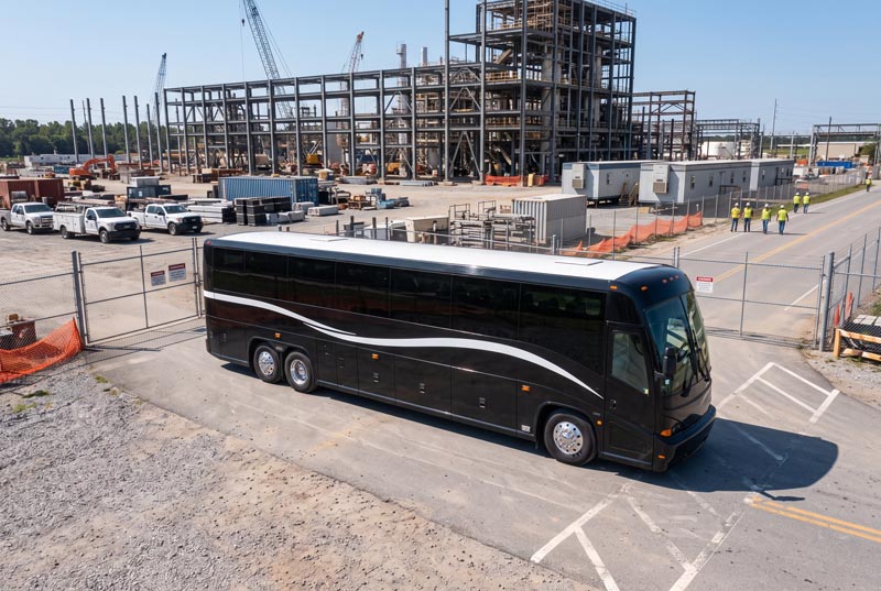 Construction Site Shuttle Bus Rentals in Riverview, FL